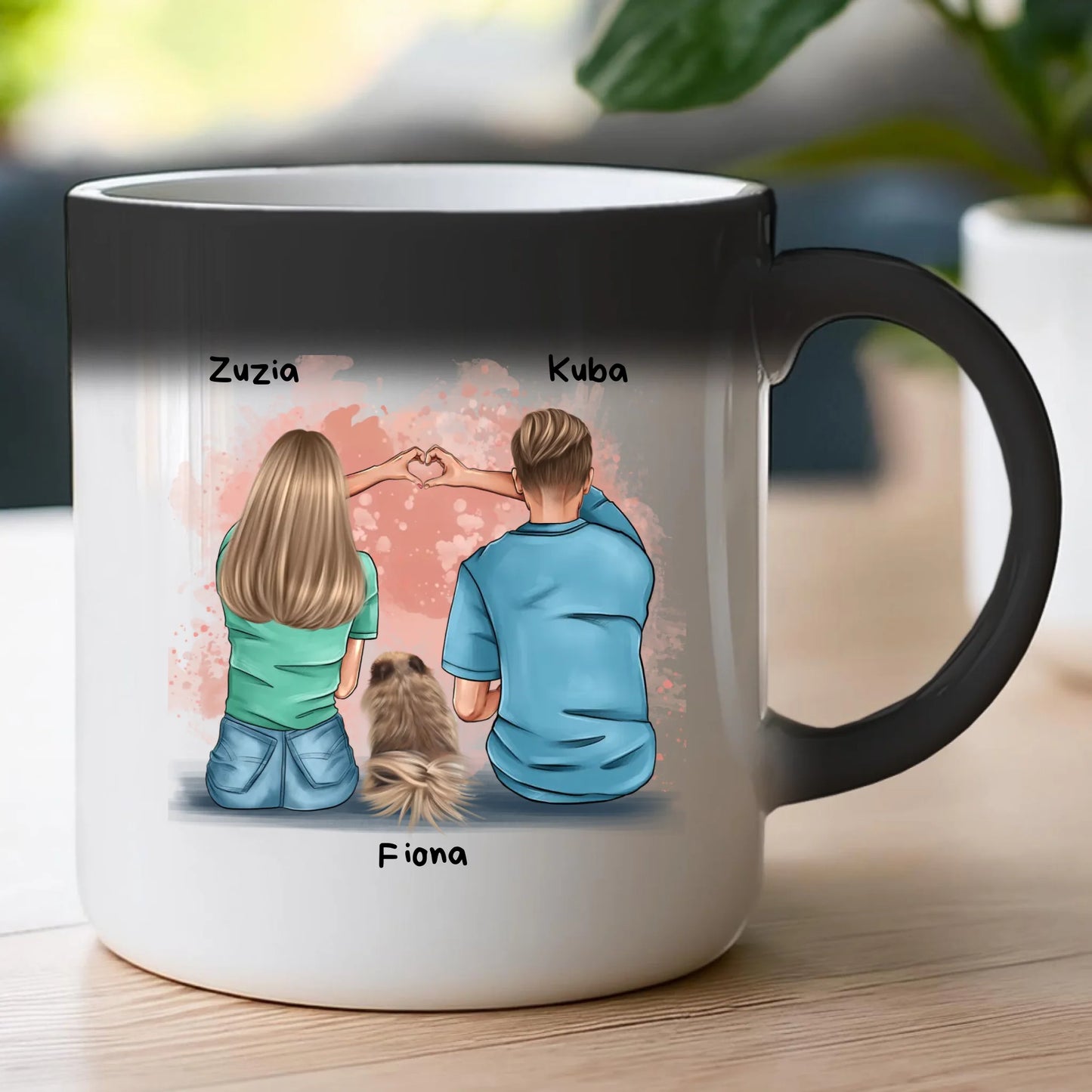 Kubek personalizowany dla par - piesek #66