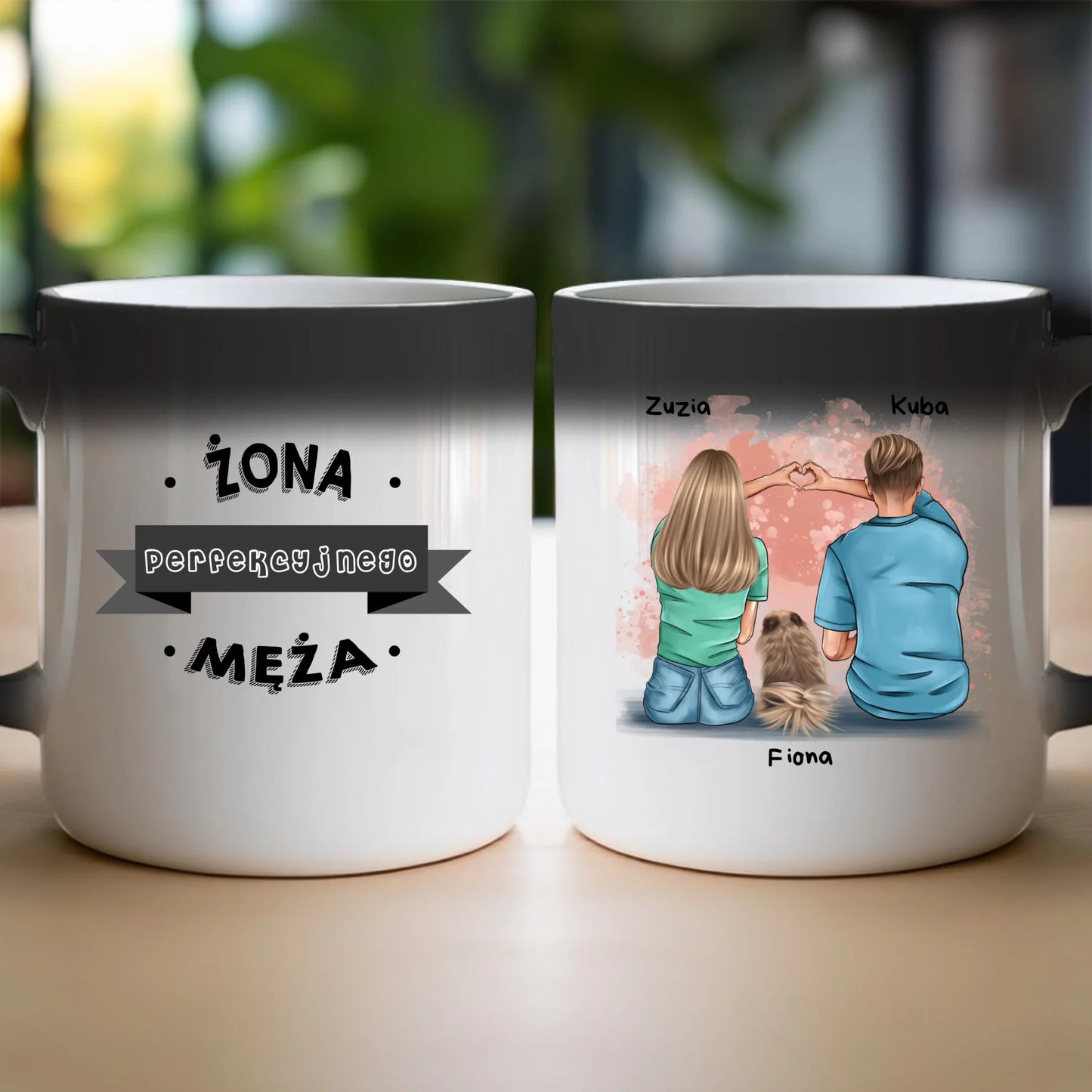 Kubek personalizowany dla par - piesek #66