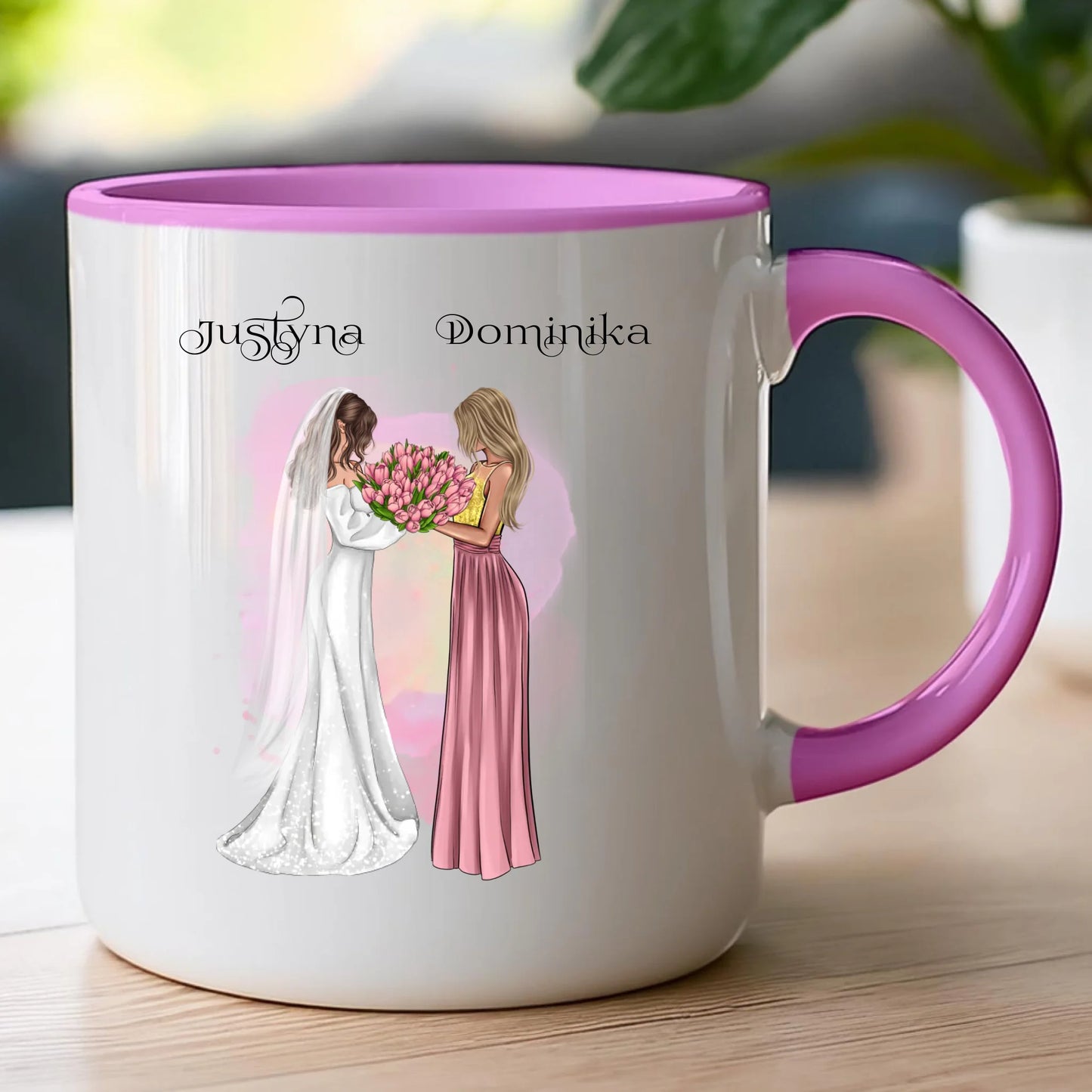 Kubek personalizowany dla przyjaciółek - ślub #142