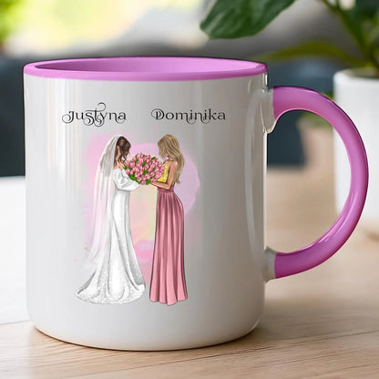 Kubek personalizowany dla przyjaciółek - ślub #142