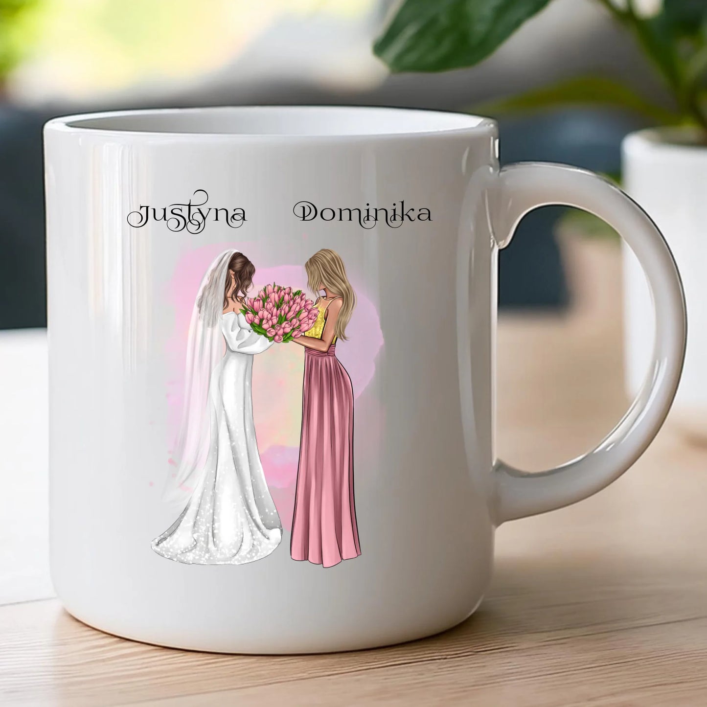 Kubek personalizowany dla przyjaciółek - ślub #142