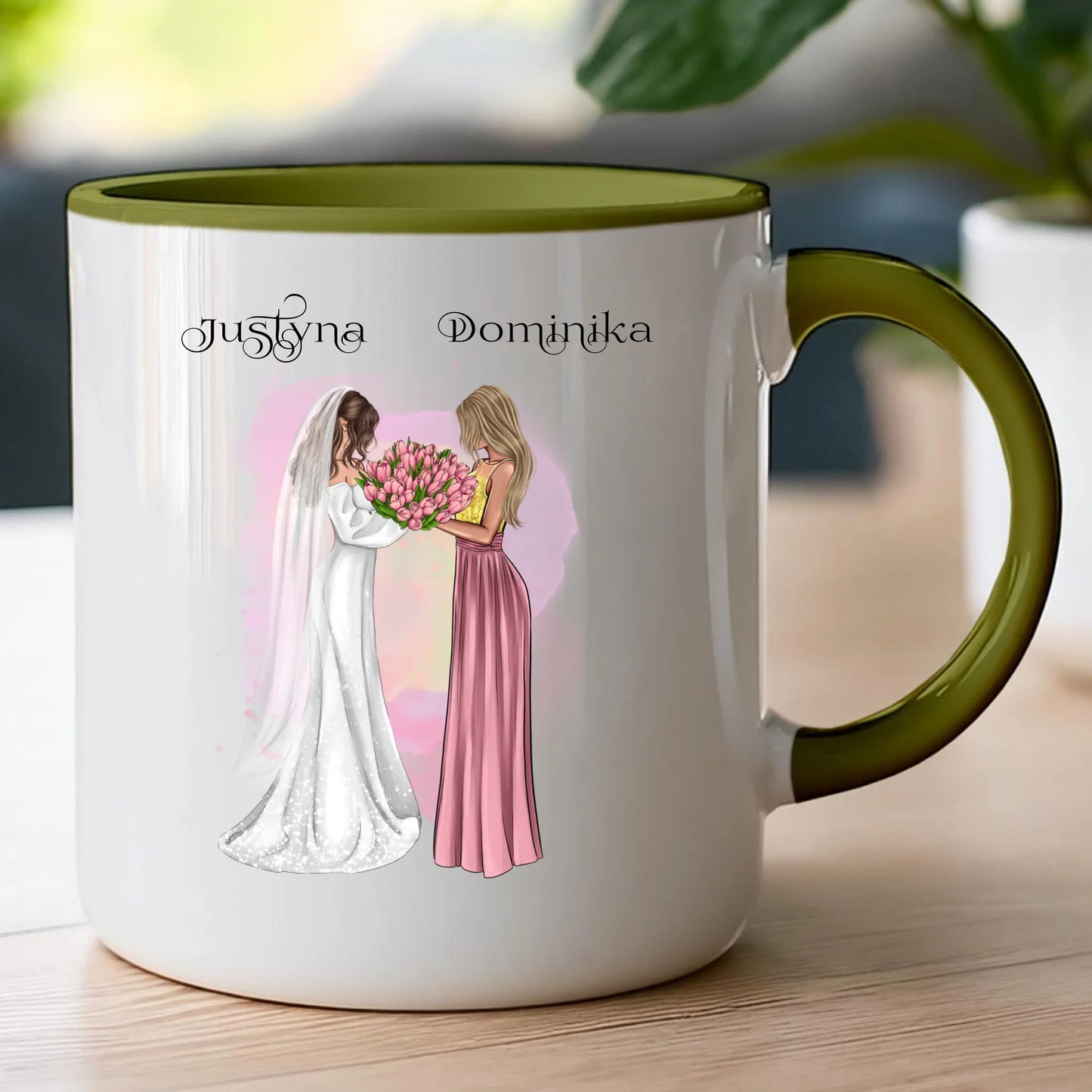 Kubek personalizowany dla przyjaciółek - ślub #142