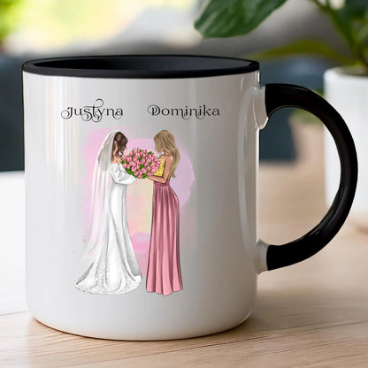 Kubek personalizowany dla przyjaciółek - ślub #142