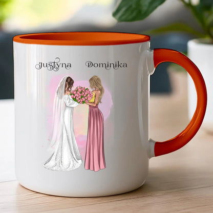 Kubek personalizowany dla przyjaciółek - ślub #142