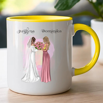 Kubek personalizowany dla przyjaciółek - ślub #142