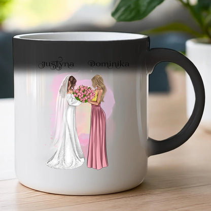 Kubek personalizowany dla przyjaciółek - ślub #142