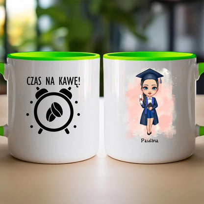 Kubek personalizowany dla dziewczyny - absolwentka #70