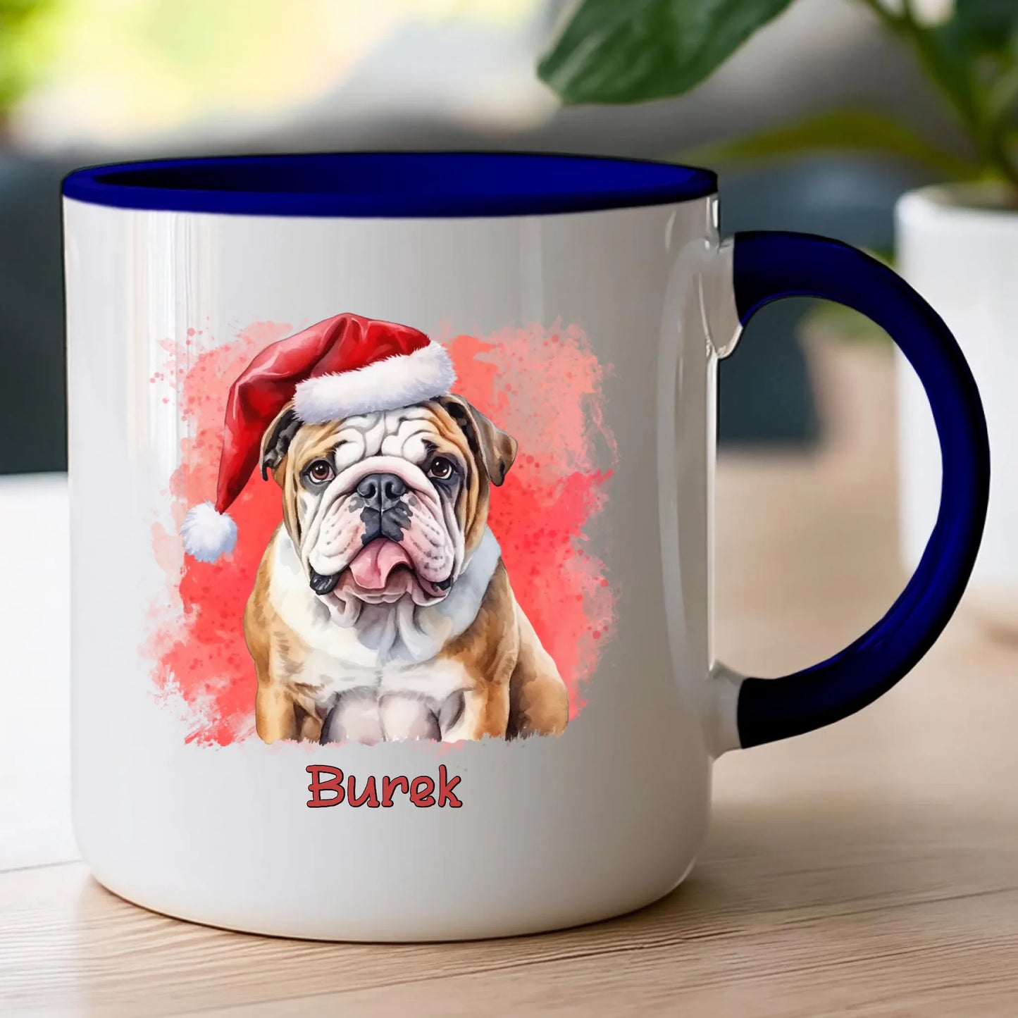 Kubek personalizowany świąteczny z psem #46