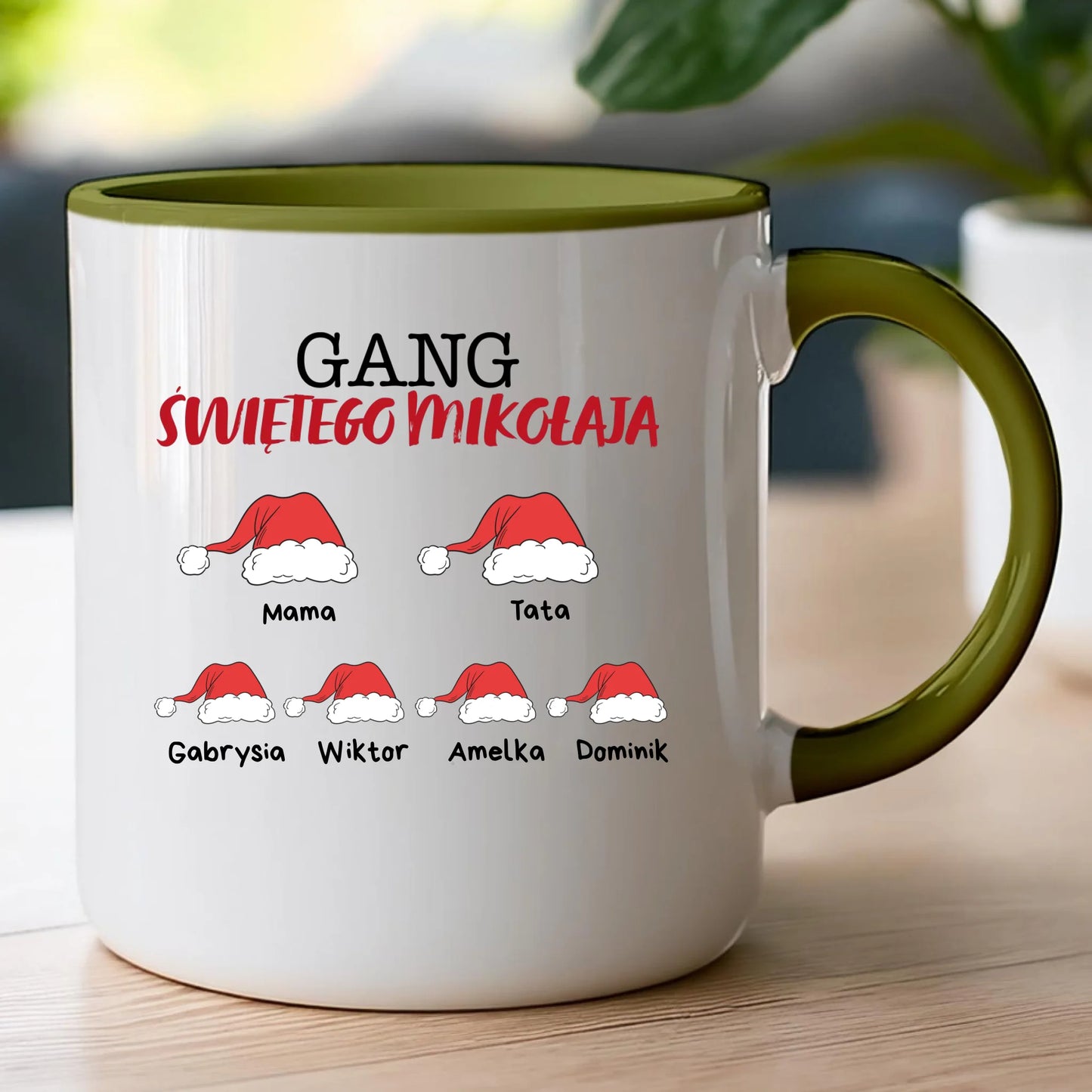 Kubek personalizowana dla rodziny - świąteczna #806