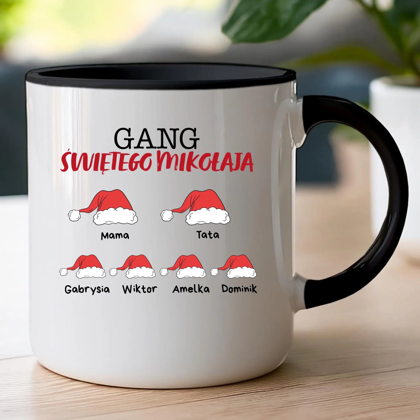 Kubek personalizowana dla rodziny - świąteczna #806