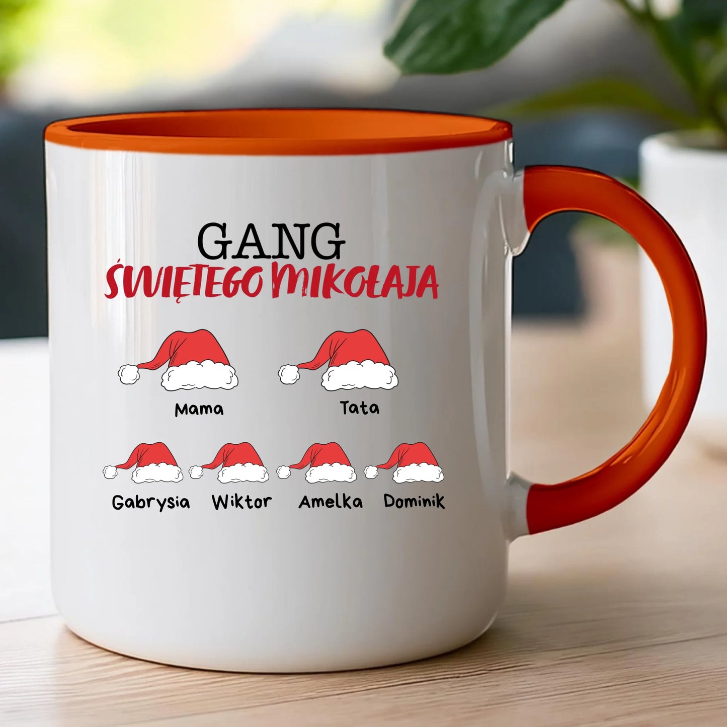 Kubek personalizowana dla rodziny - świąteczna #806
