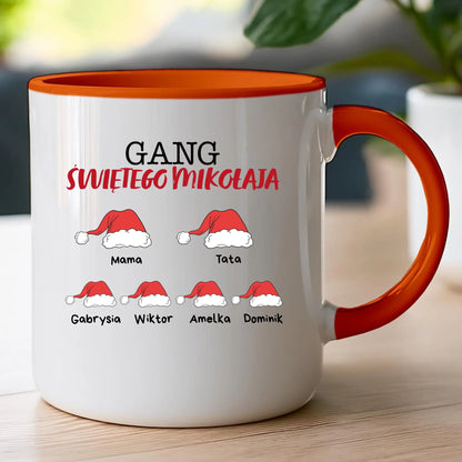 Kubek personalizowana dla rodziny - świąteczna #806