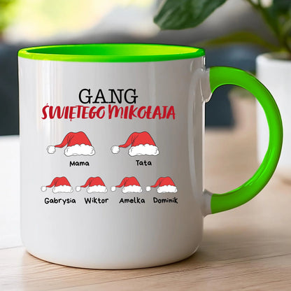 Kubek personalizowana dla rodziny - świąteczna #806