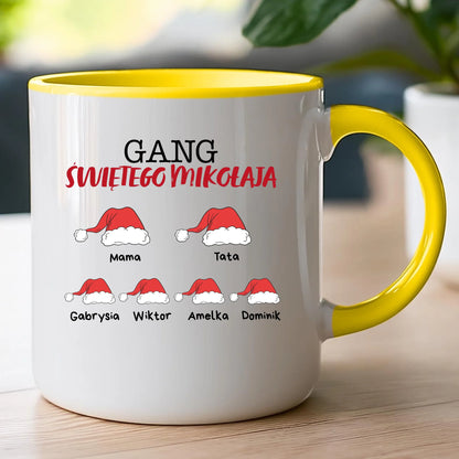 Kubek personalizowana dla rodziny - świąteczna #806
