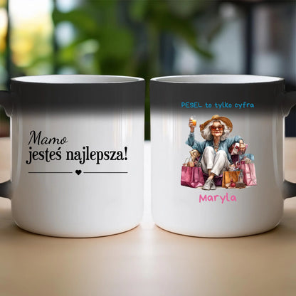 Kubek personalizowany dla starszej kobiety #405