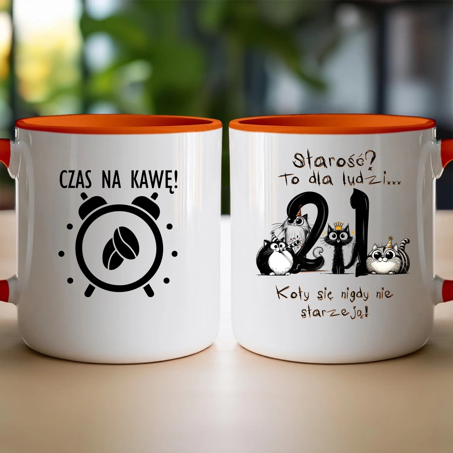 Kubek personalizowany na urodziny - kociaki #5012