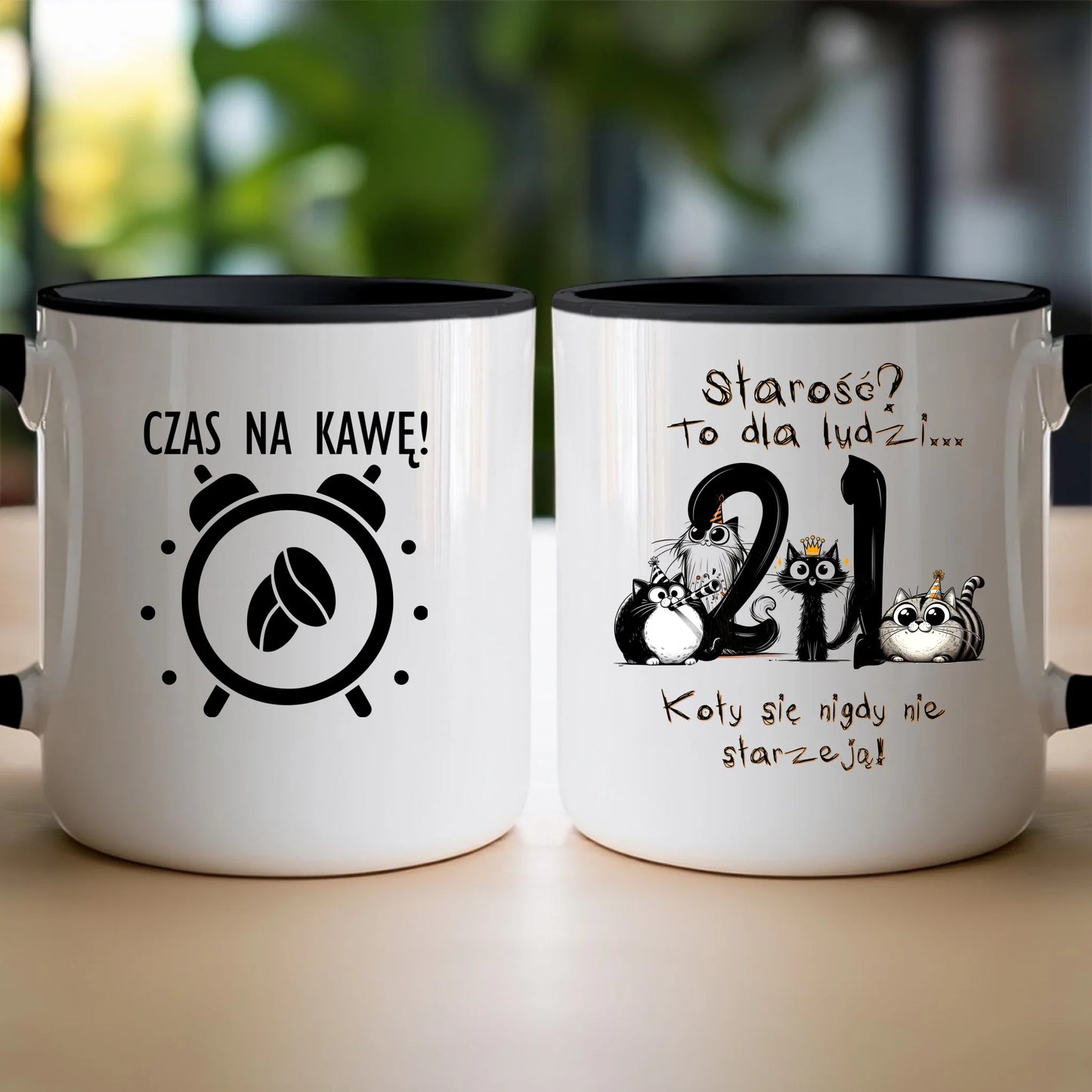 Kubek personalizowany na urodziny - kociaki #5012