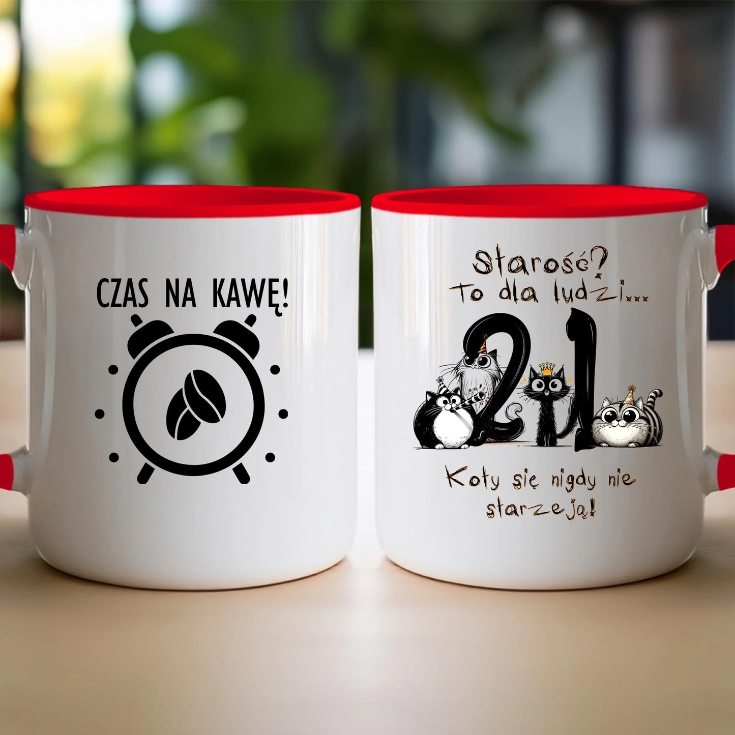 Kubek personalizowany na urodziny - kociaki #5012