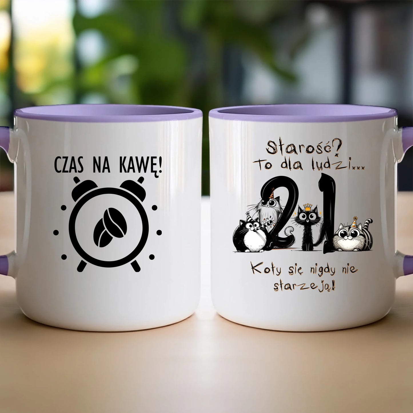 Kubek personalizowany na urodziny - kociaki #5012