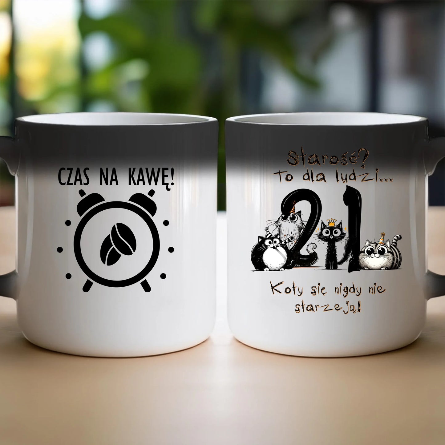 Kubek personalizowany na urodziny - kociaki #5012