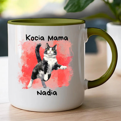 Kubek personalizowany - Kocia Mama #2143