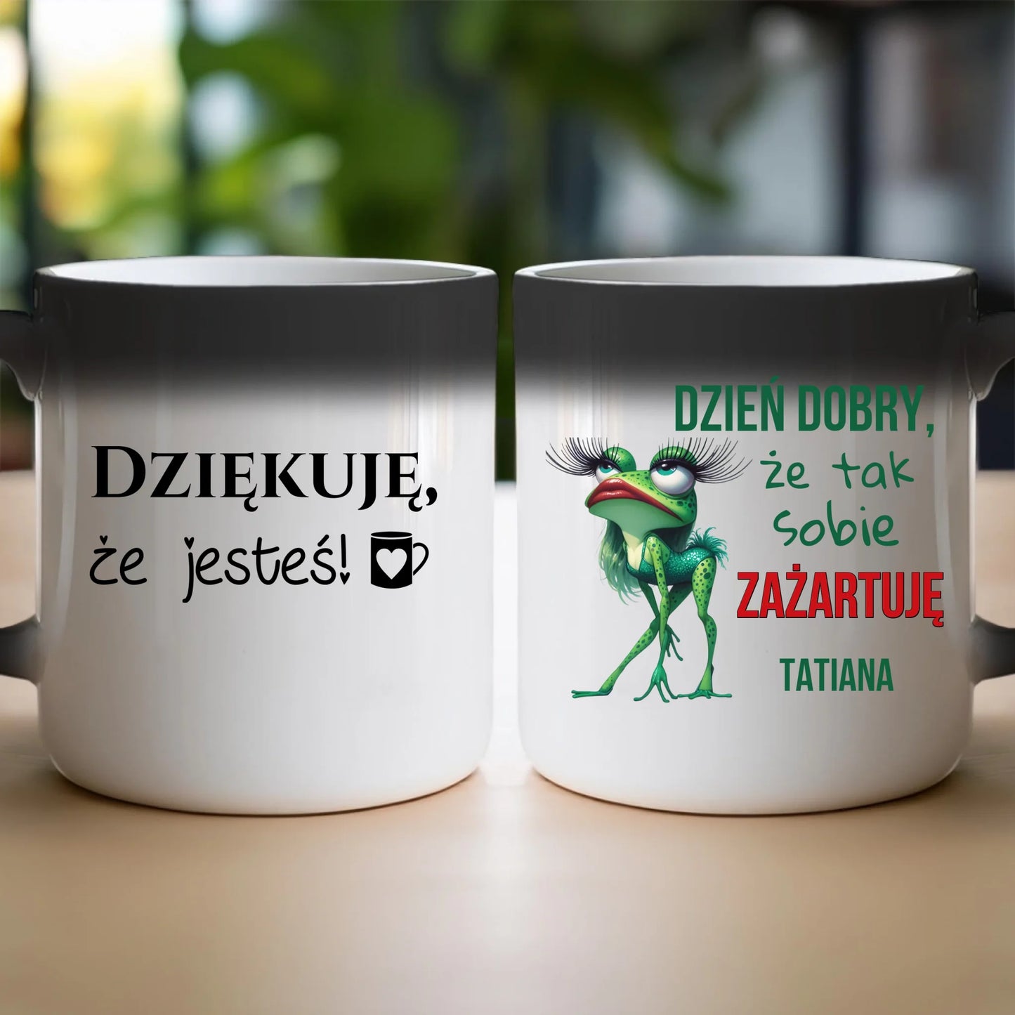 Kubek personalizowany na Dzień Kobiet - Żabunia #451