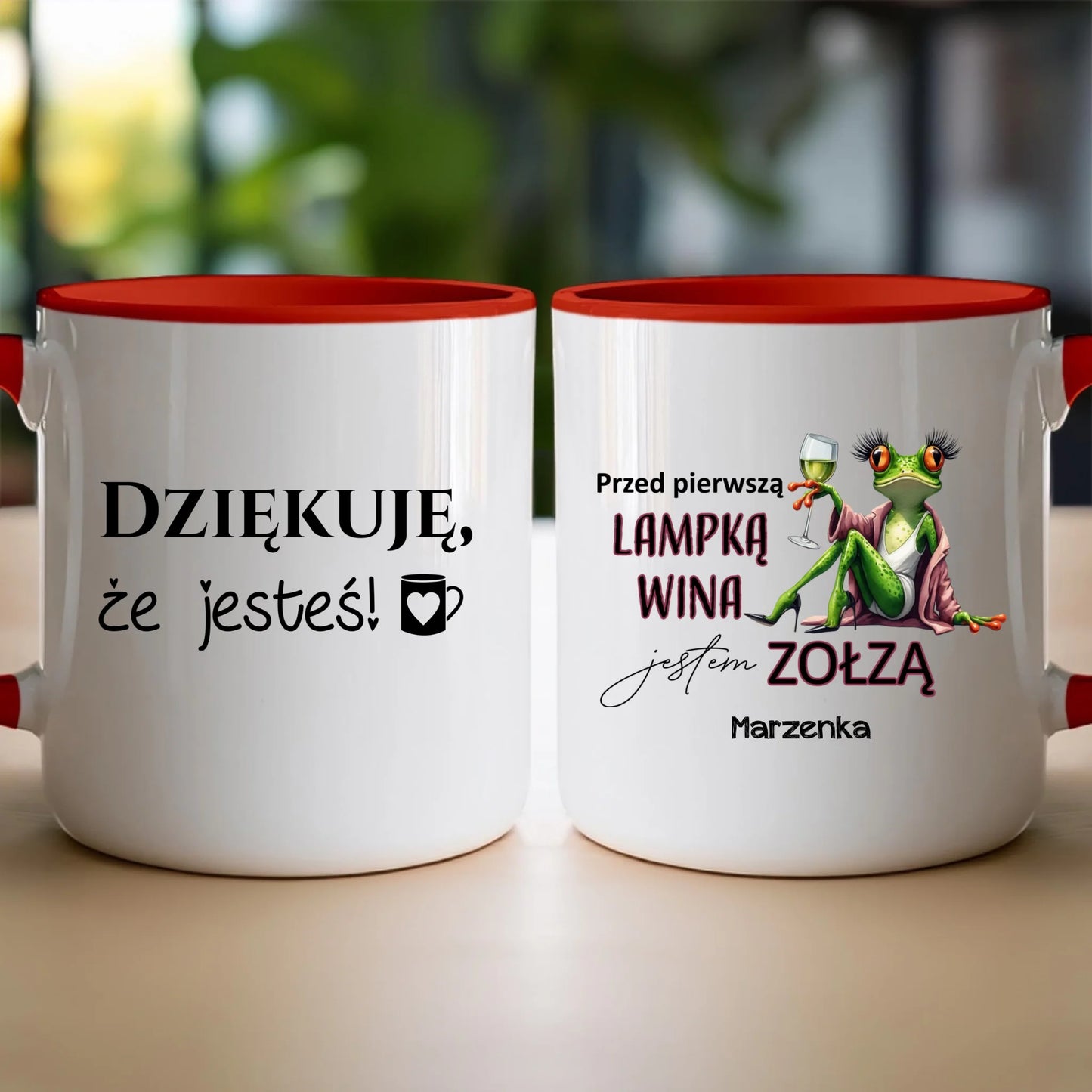 Kubek personalizowany na Dzień Kobiet - Żabunia #452