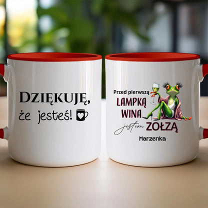 Kubek personalizowany na Dzień Kobiet - Żabunia #452