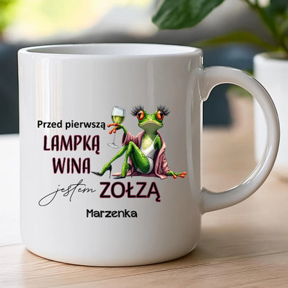 Kubek personalizowany na Dzień Kobiet - Żabunia #452
