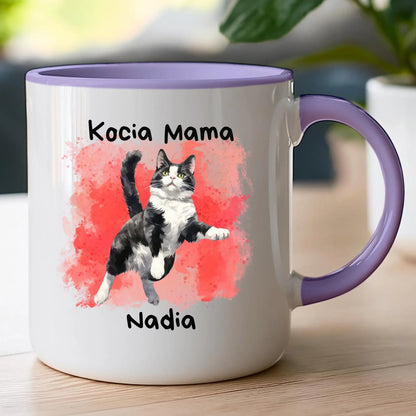 Kubek personalizowany - Kocia Mama #2143