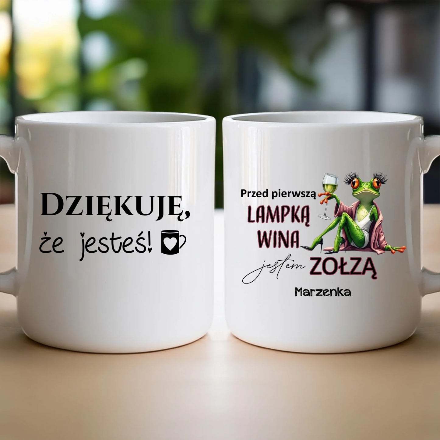 Kubek personalizowany na Dzień Kobiet - Żabunia #452
