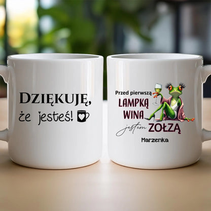 Kubek personalizowany na Dzień Kobiet - Żabunia #452
