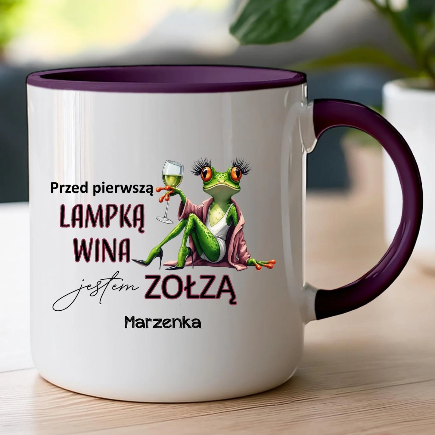 Kubek personalizowany na Dzień Kobiet - Żabunia #452