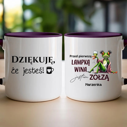 Kubek personalizowany na Dzień Kobiet - Żabunia #452