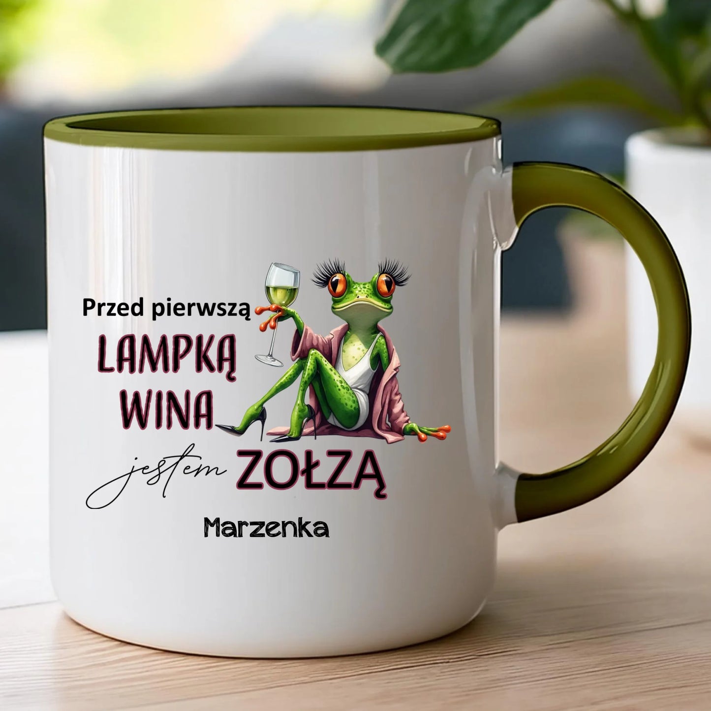 Kubek personalizowany na Dzień Kobiet - Żabunia #452
