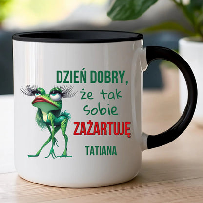 Kubek personalizowany na Dzień Kobiet - Żabunia #451