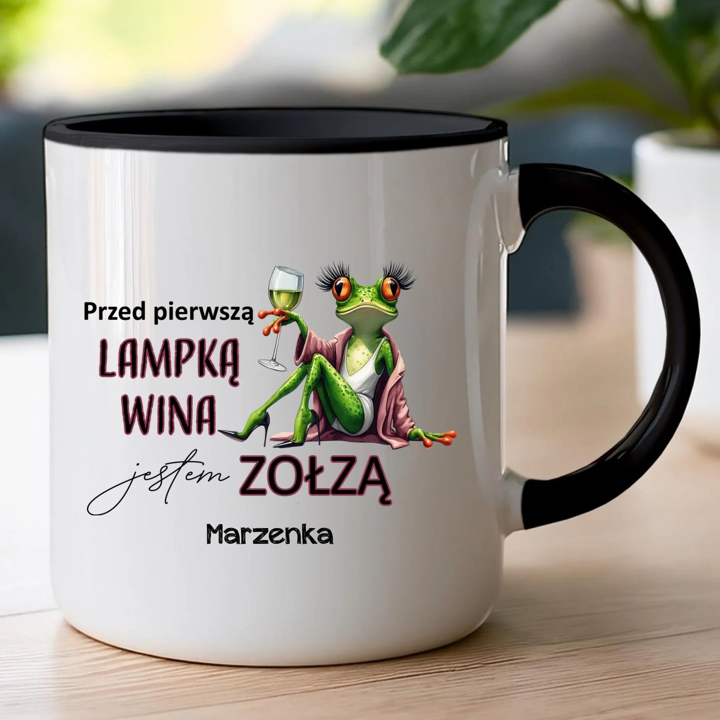 Kubek personalizowany na Dzień Kobiet - Żabunia #452