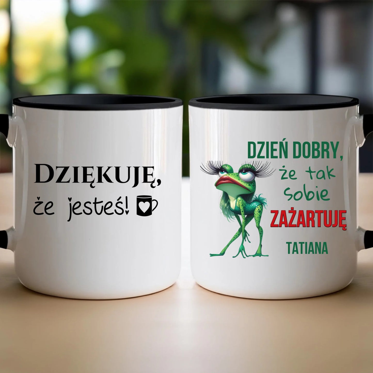 Kubek personalizowany na Dzień Kobiet - Żabunia #451