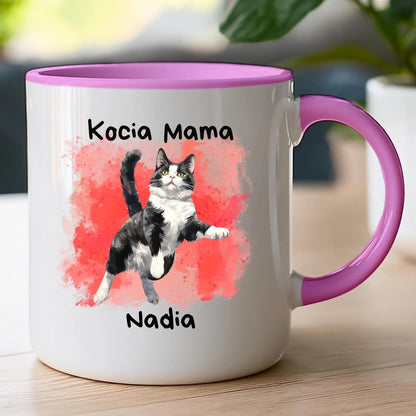 Kubek personalizowany - Kocia Mama #2143