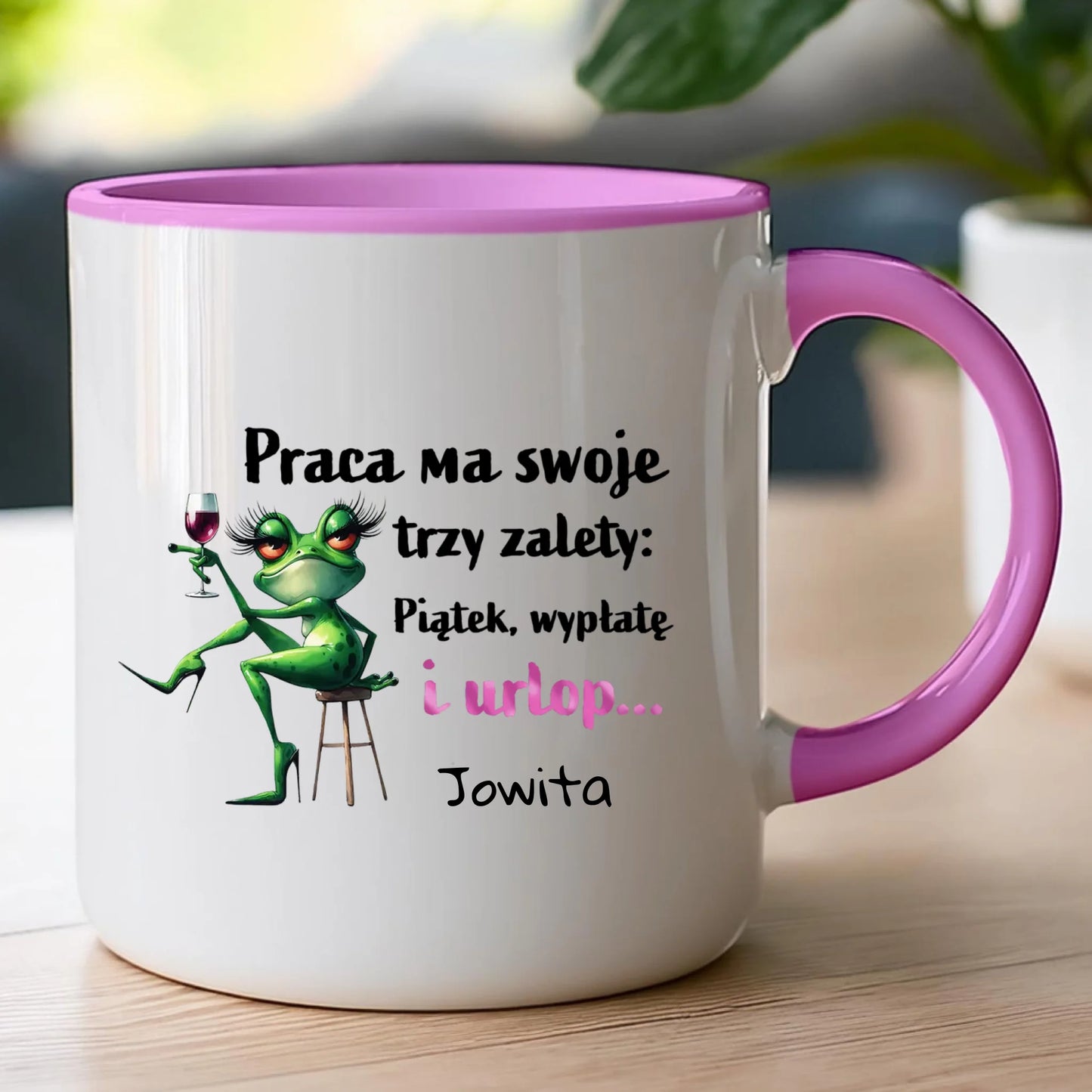Kubek personalizowany na Dzień Kobiet - Żabunia #454