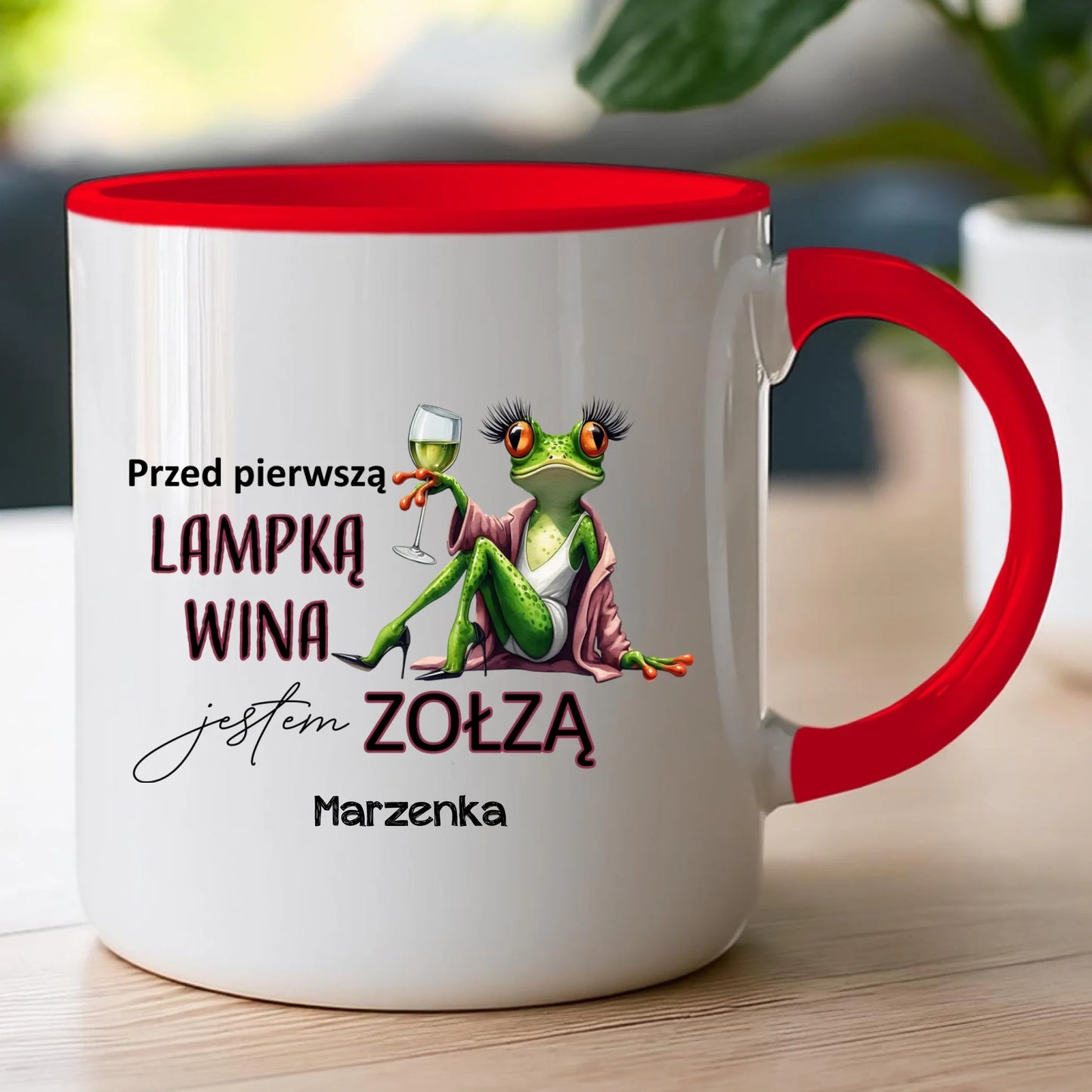 Kubek personalizowany na Dzień Kobiet - Żabunia #452