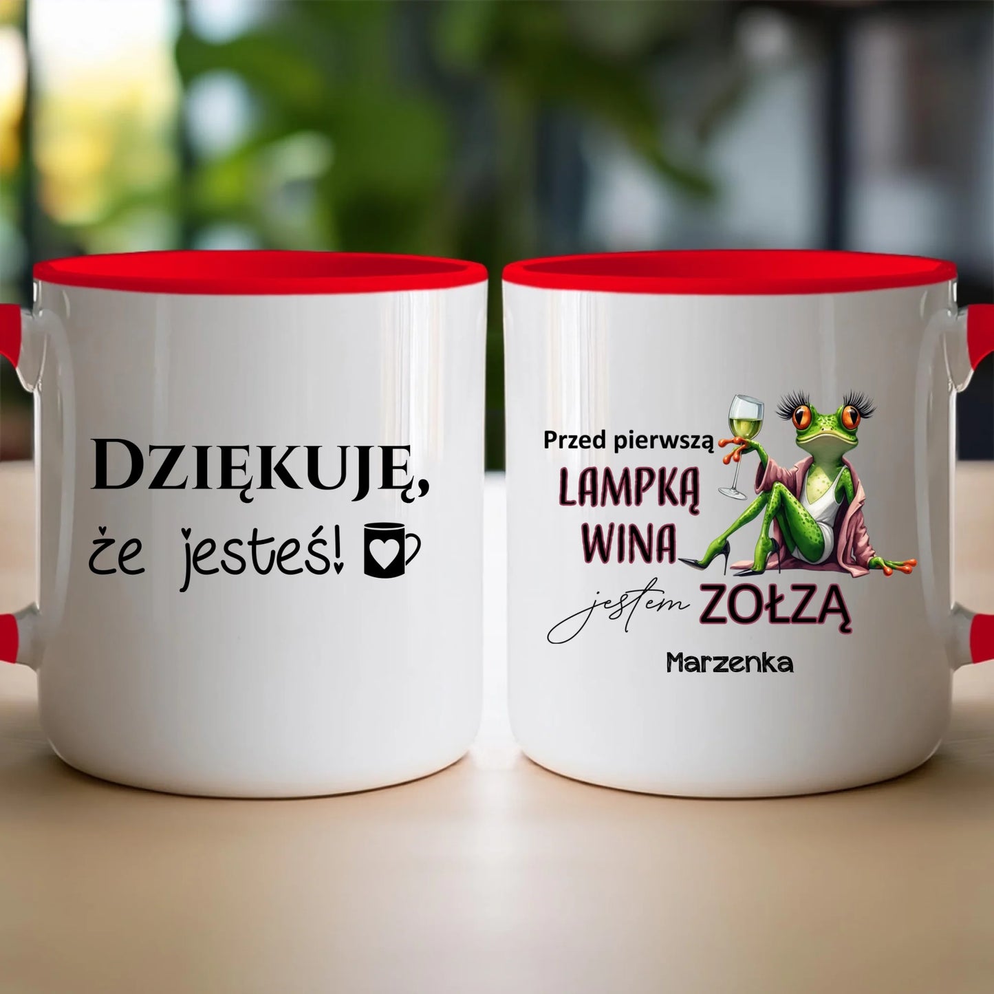 Kubek personalizowany na Dzień Kobiet - Żabunia #452