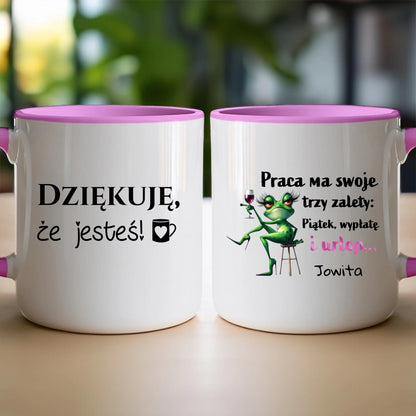 Kubek personalizowany na Dzień Kobiet - Żabunia #454