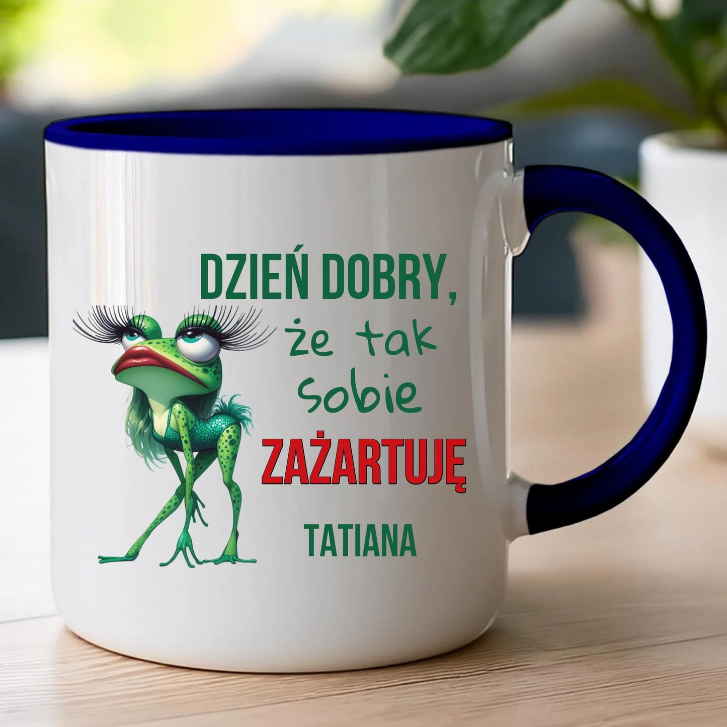 Kubek personalizowany na Dzień Kobiet - Żabunia #451