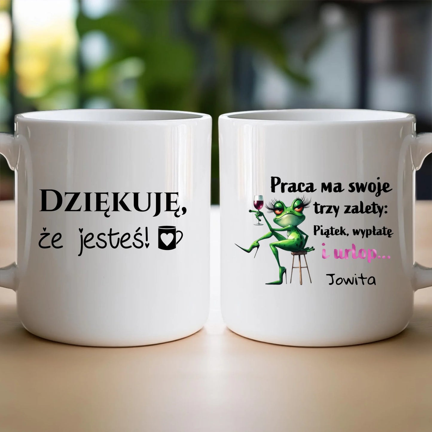 Kubek personalizowany na Dzień Kobiet - Żabunia #454