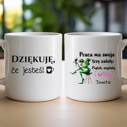 Kubek personalizowany na Dzień Kobiet - Żabunia #454