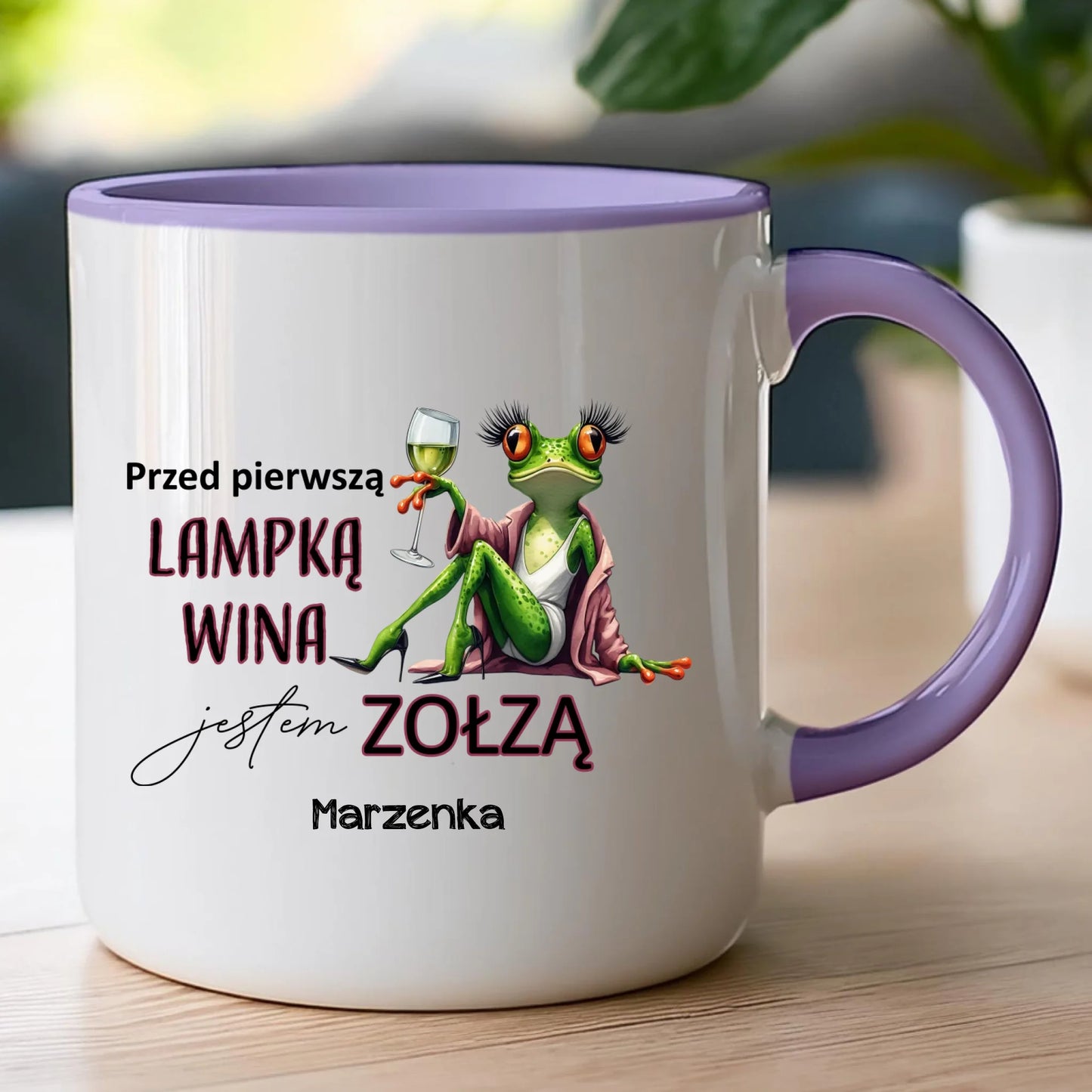 Kubek personalizowany na Dzień Kobiet - Żabunia #452