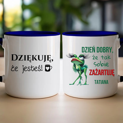 Kubek personalizowany na Dzień Kobiet - Żabunia #451