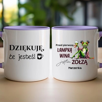Kubek personalizowany na Dzień Kobiet - Żabunia #452