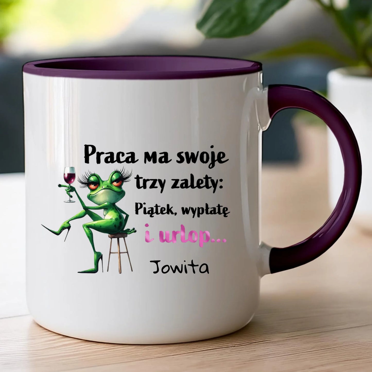Kubek personalizowany na Dzień Kobiet - Żabunia #454